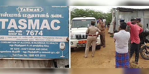 வாட்ச்மேனுக்கு அரிவாள் வெட்டு! ரூ.10 லட்சம் மதிப்புள்ள மதுபாட்டில்கள் கொள்ளை!