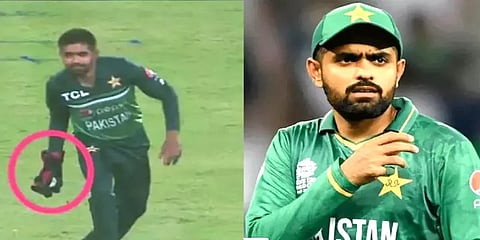 பாபர் அசாமின் செயலால் பாகிஸ்தானுக்கு 5 ரன்கள் பெனால்டி - மைதானத்தில் நடந்தது என்ன?