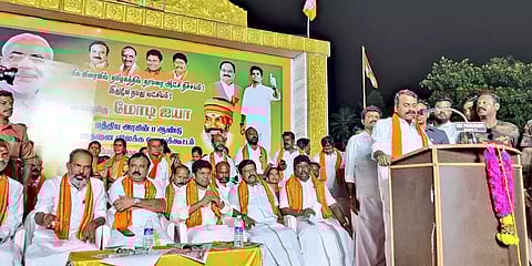 `சமூகநீதியின் ஹீரோ மோடிதான்! ஸ்டாலினுக்கு அதுபற்றி பேச தகுதியே இல்லை’- எல்.முருகன் கருத்து