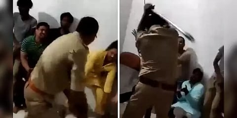 போராட்டக்காரர்களை போலீசார் தாக்கும் வீடியோவை வெளியிட்ட அகிலேஷ் யாதவ்!