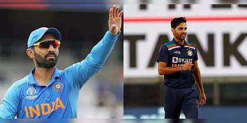 கடைசி ஓவரில் DK சிக்ஸர் மழை! 3 விக்கெட் வீழ்த்தி புவனேஷ்வர் அபாரம்! வெற்றி பெறுமா இந்தியா?