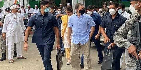 ராகுல் காந்தியிடம் விசாரணை - போராட்டத்தில் ஈடுபட்ட தமிழக காங்கிரஸார் மீது வழக்குபதிவு