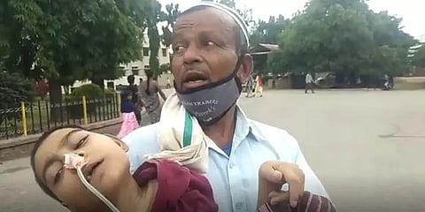 ஸ்கேன் எடுக்க மகளைத் தூக்கிக் கொண்டு நடந்த தந்தை.. பலனின்றி சிறுமி இறந்த சோகம்!