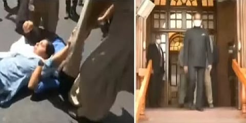 காங்கிரஸ் எம்பிக்கள் மீது காவல்துறை தாக்குதல் - சபாநாயகர் ஓம் பிர்லாவிடம் புகார்