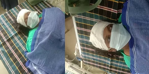 மசாஜ் செய்ய மறுத்த பெண்ணுக்கு சரமாரி அரிவாள் வெட்டு - வெளியான சிசிடிவி காட்சிகள்!