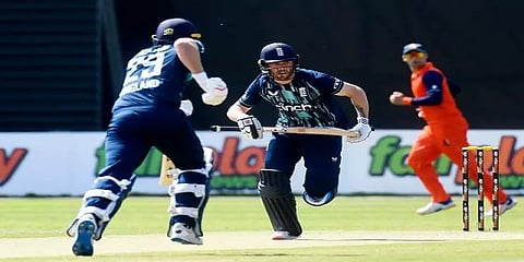 நெதர்லாந்தை துவம்சம் செய்த பட்லர்.. சொந்த சாதனையை முறியடித்து இங்கிலாந்து அணி மிரட்டல்