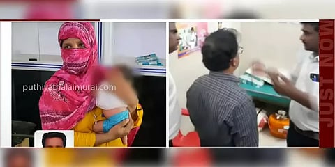 பிரசவ வார்டில் பிரசவித்த தாய் மீது பெயர்ந்து விழுந்த டைல்ஸ் கற்கள்! நெல்லையில் அதிர்ச்சி!