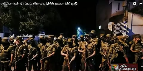 பெட்ரோல் பங்கில் காத்திருந்தவர்கள் மீது ராணுவத்தினர் துப்பாக்கிச் சூடு-இலங்கையில் பரபரப்பு