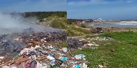 குப்பைகள் எரிப்பால் மூளும் புகை மண்டலம்.. புற்றுநோய்க்கு ஆளாகும் மணவாளக்குறிச்சி மக்கள்
