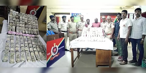 ஆந்திர பயணியிடம் ரூ.78 லட்சம் பறிமுதல்! ஹவாலா பணமா என விசாரணை!