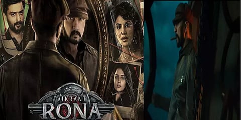 ‘கதைய மறைக்கலாம்... பயத்தை..’ - சுதீப்பின் ‘விக்ராந்த் ரோணா’ ட்ரெயிலரை வெளியிட்ட தனுஷ்