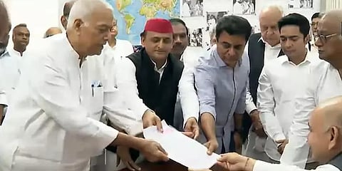 குடியரசுத் தலைவர் தேர்தல்: வேட்புமனு தாக்கல் செய்தார் யஷ்வந்த் சின்கா!