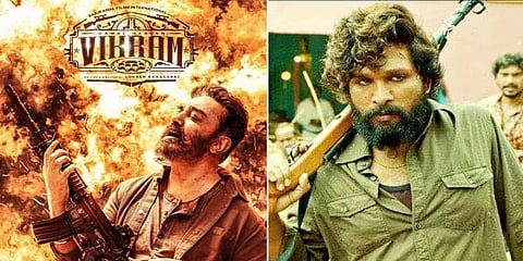 வசூலில் ‘புஷ்பா’ படத்தை முந்திய ‘விக்ரம்’ - பிரபாஸ் படத்தை ஓவர்டேக் செய்யுமா?