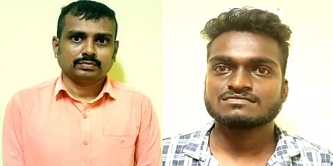 வெளிநாட்டிற்கு கடத்த முயன்ற உலோக சாமி சிலைகள் பத்திரமாக மீட்பு - இருவர் கைது