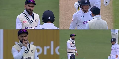 மைதானத்தில் விராட் கோலி - பேர்ஸ்டோ இடையே கடும் வாக்குவாதம்! வீடியோ வைரல்!