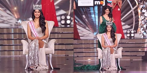 'ஃபெமினா மிஸ் இந்தியா 2022' பட்டத்தை தட்டிச் சென்றார் கர்நாடக அழகி