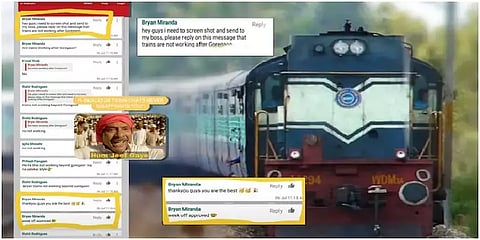 ”லீவுக்காக பயணிகளிடம் உதவி கேட்ட நபர்” - எப்படி தெரியுமா? மும்பையில் நடந்த சுவாரஸ்யம்!