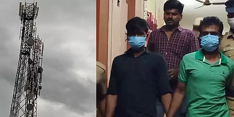 பிஎஸ்என்எல் அலைக்கற்றையை திருடிய 2 இளைஞர்கள் கைது! 2000 சிம் கார்டுகள் பறிமுதல்!