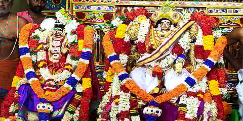 புதுச்சேரி: வெகுவிமர்சையாக நடைபெற்ற காரைக்கால் அம்மையார் திருக்கல்யாண வைபவம்