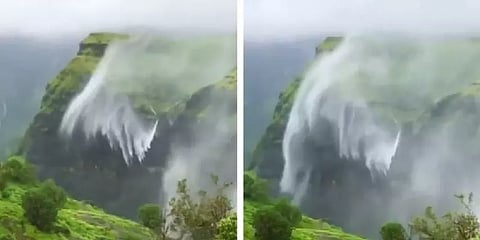 மேல்நோக்கி பாய்ந்த அருவி.. என்ன காரணம் தெரியுமா? IFS அதிகாரியின் அடடே விளக்கம்!