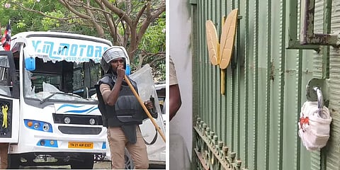 அதிமுக அலுவலகத்திலிருந்து ஓபிஎஸ் கொள்ளையடித்ததாக புகார்