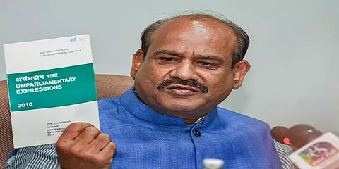 பயன்படுத்தக் கூடாத வார்த்தைகள்; எதிர்கட்சிகள் கொந்தளிப்பு-மக்களவை சபாநாயகர் விளக்கம்