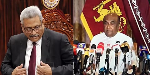 கோட்டாபய ராஜபக்ச பதவி விலகியதாக இலங்கை சபாநாயகர் அதிகாரபூர்வ அறிவிப்பு!