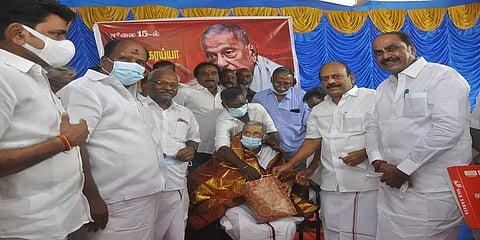 சுதந்திரப் போராட்ட வீரர் என்.சங்கரய்யாவின் 101வது பிறந்தநாள் - தலைவர்கள் நேரில் வாழ்த்து