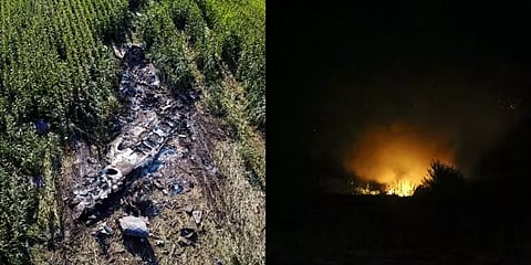 2 மணி நேரம் நீடித்த வெடிச்சத்தம்! கிரீஸில் விழுந்து நொறுங்கிய உக்ரைன் விமானம்!