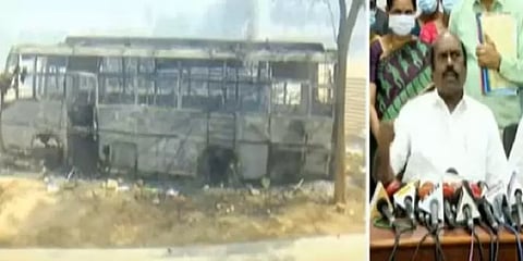 'நியாயம் கேட்க போனவர்கள் இதுபோன்ற செயல்களிலா ஈடுபடுவார்கள்?' - அமைச்சர் எ.வ வேலு காட்டம்