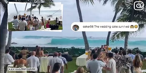 “ஒரே நொடிதான்... மொத்தமும் காலி” - திருமண நிகழ்வை துவம்சம் செய்த ஒற்றை பேரலை!