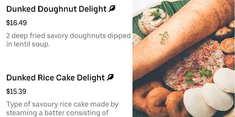 இட்லி, தோசைக்கு இதுதான் பெயரா? - அமெரிக்க ஓட்டல் மெனுவால் வாயடைத்துப்போன நெட்டிசன்ஸ்!