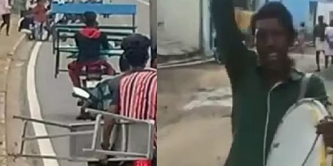 ’’கலவரம் நடக்கும்போது பொருட்களை திருடிச்சென்றவர்களே..’’ - கள்ளக்குறிச்சியில் தண்டோரா!