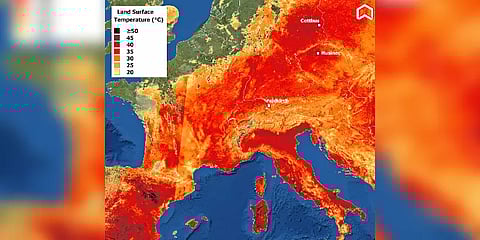 ஐரோப்பாவில் தகிக்கும் வெப்ப அலை! ஸ்பெயினில் மட்டும் ஆயிரம் பேர் பலி!