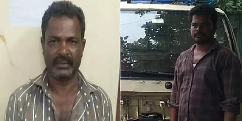 திருத்தணியிலிருந்து ஆந்திரா கடத்தமுயன்ற 3 டன் ரேஷன் அரிசி பறிமுதல் - 2 பேர் கைது