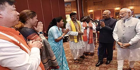 சோனியா காந்தி இல்லம் அருகே ராம்நாத் கோவிந்துக்கு பங்களா ஒதுக்கீடு