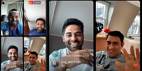 ”எதிரொலியும் இல்ல.. ஒளியும் ஒலியும் இல்ல” - தோனியுடன் க்ராஸ் டாக் (வைரல் வீடியோ)