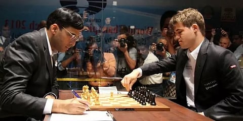 'உலக செஸ் சாம்பியன்ஷிப் போட்டியின் முறை கார்ல்சனை போல எனக்கும் பிடிக்கல'-விஸ்வநாதன் ஆனந்த்