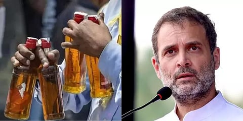 குஜராத்தில் கள்ளச்சாராய வியாபாரிகளுக்கு பாதுகாப்பு அளிப்பது யார்? - ராகுல் காந்தி கேள்வி