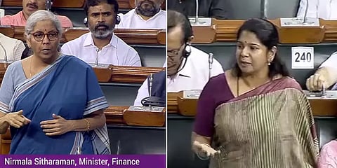 கனிமொழி எம்பி Vs அமைச்சர் நிர்மலா சீதாராமன்- நாடாளுமன்ற காரசார விவாதத்தின் பின்னணி இதுதான்