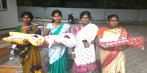 மயிலாடுதுறை: முதல் பிரசவத்திலேயே 3 குழந்தைகளை பெற்றெடுத்த தாய் - உறவினர்கள் மகிழ்ச்சி