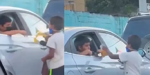 ஒரே நிமிடம்தான்.. மனித குலத்திற்கு பாடம் கற்பித்த சிறுவர்கள்.. வைரல் வீடியோ!