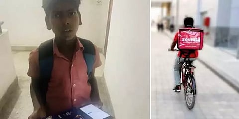 விபத்தில் சிக்கிய தந்தை.. குடும்ப சூழ்நிலைக்காக டெலிவரிபாய் ஆக மாறிய 7 வயது சிறுவன்!