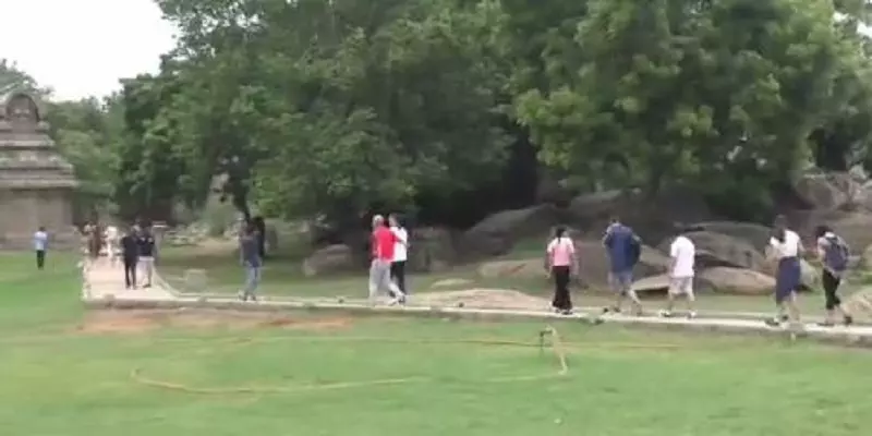 செஸ் ஒலிம்பியாட்: ஓய்வு நாளில் தமிழ்நாட்டின் தொன்மையை கண்டுகளித்த வீரர்கள்