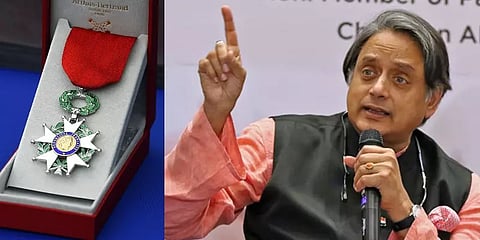 பிரான்ஸ் நாட்டின் மிக உயரிய “செவாலியே” விருதை பெற்றார் காங். எம்.பி. சசி தரூர்!