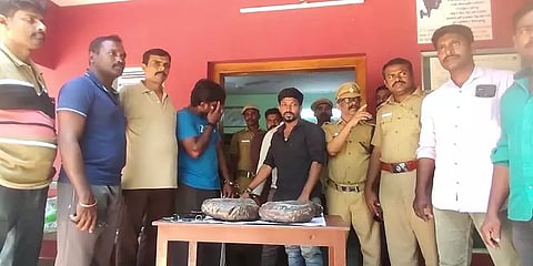 வலையில் சிக்கிய ரூ.12 கோடி மதிப்பிலான திமிங்கல எச்சம் - விற்க முயன்ற குமரி இளைஞர்கள் கைது