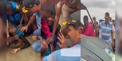 உயிருக்கு போராடிய சிறுவனுக்கு முதலுதவி செய்த டிஜிபி சைலேந்திரபாபு! வீடியோ வைரல்!