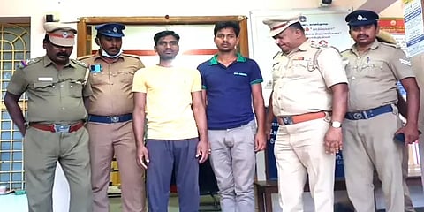 ஓசூர்: கஞ்சா விற்பனை செய்ததாக இரு வடமாநில இளைஞர்கள் கைது