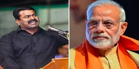 "மன்னிப்பு கடிதம் கொடுத்த சாவர்க்கரை வீரர் என எப்படி அழைப்பீர்கள்?” - சீமான் ஆவேசம்