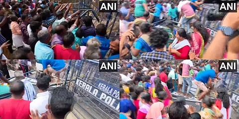 கேரளா: அதானி துறைமுக திட்டத்திற்கு எதிர்ப்பு! தடுப்புகளை உடைத்து மீனவர்கள் போராட்டம்